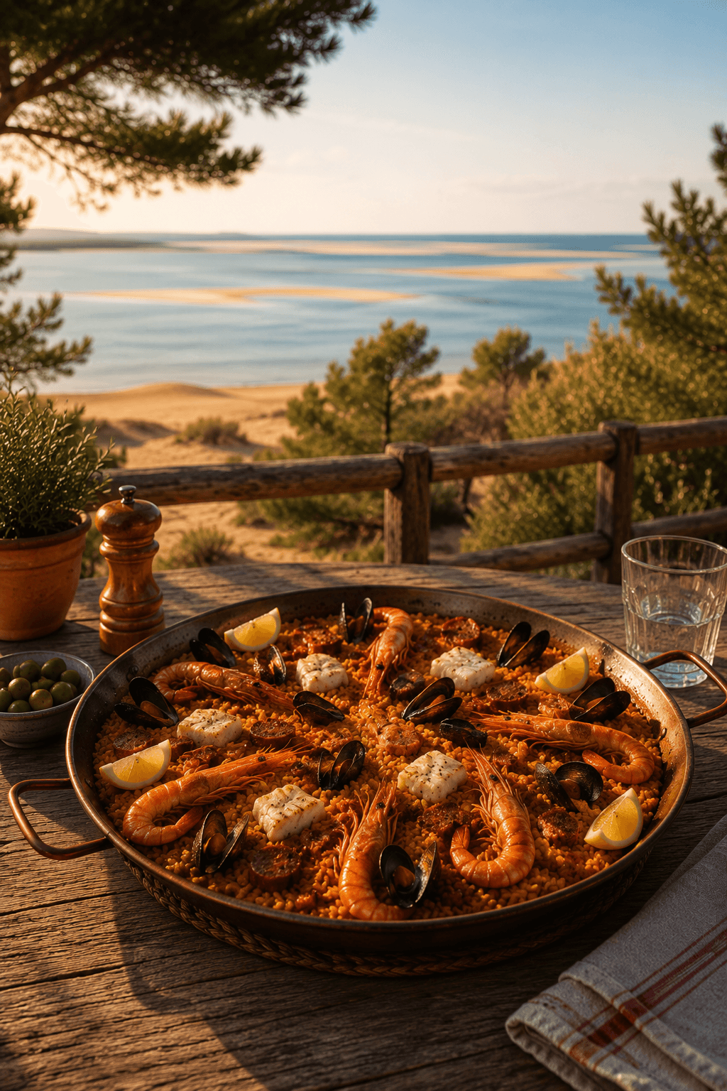 Paella au Cap Ferret