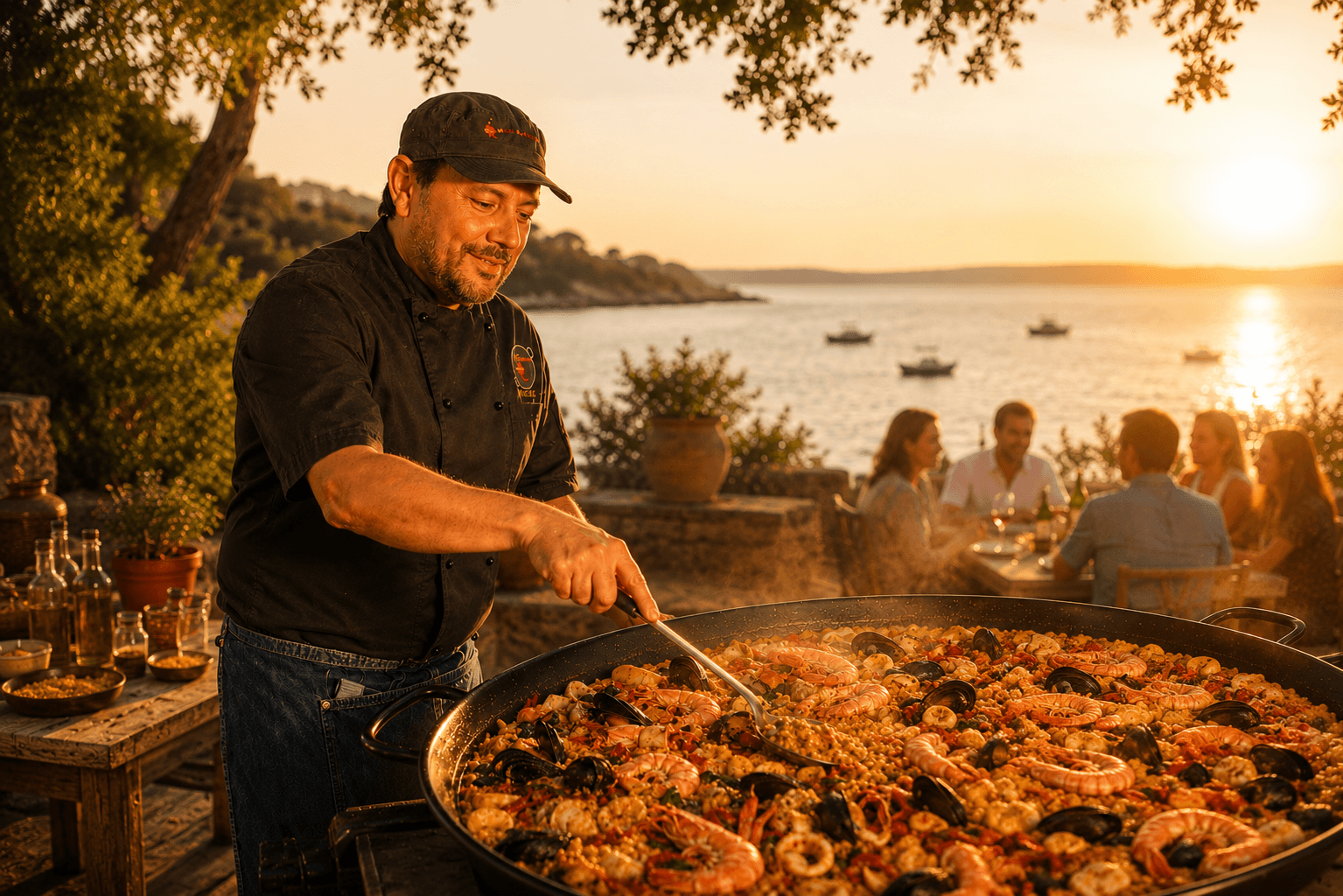 Nicolas Cubie, chef Hola Paella